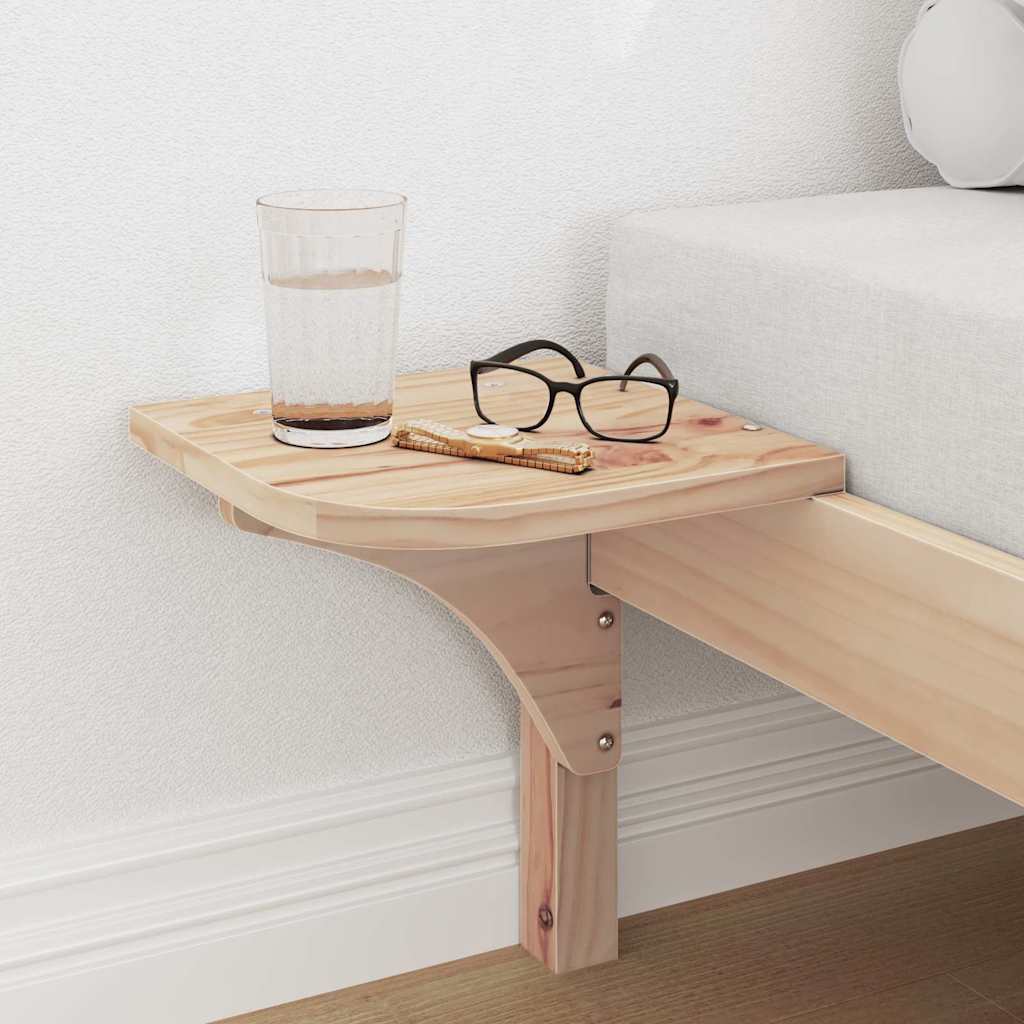 Bettgestell mit Nachttischen Braun 90 x 200 cm Braun